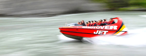 Shotover River jet boat, South Island, New Zealand photo tour image